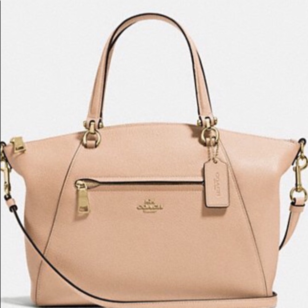 Coach Convertible Leather Shoulder Bag
